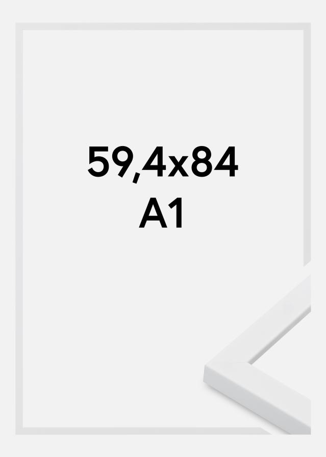 Jämtlands Ramfabrik Fotolijst Oban Acrylglas Wit 59.4x84 cm (A1)