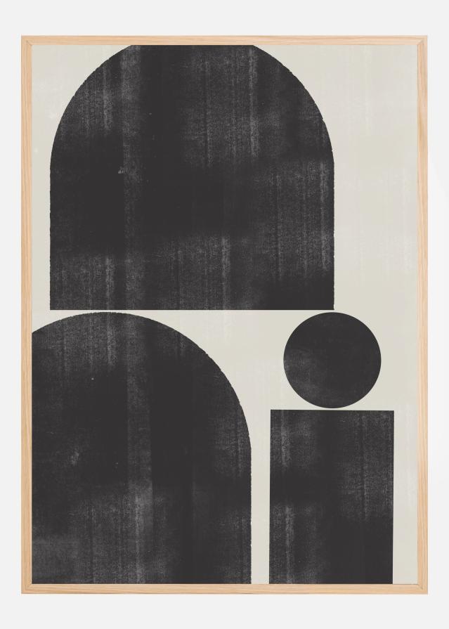 Bildverkstad Geometric Silence Poster