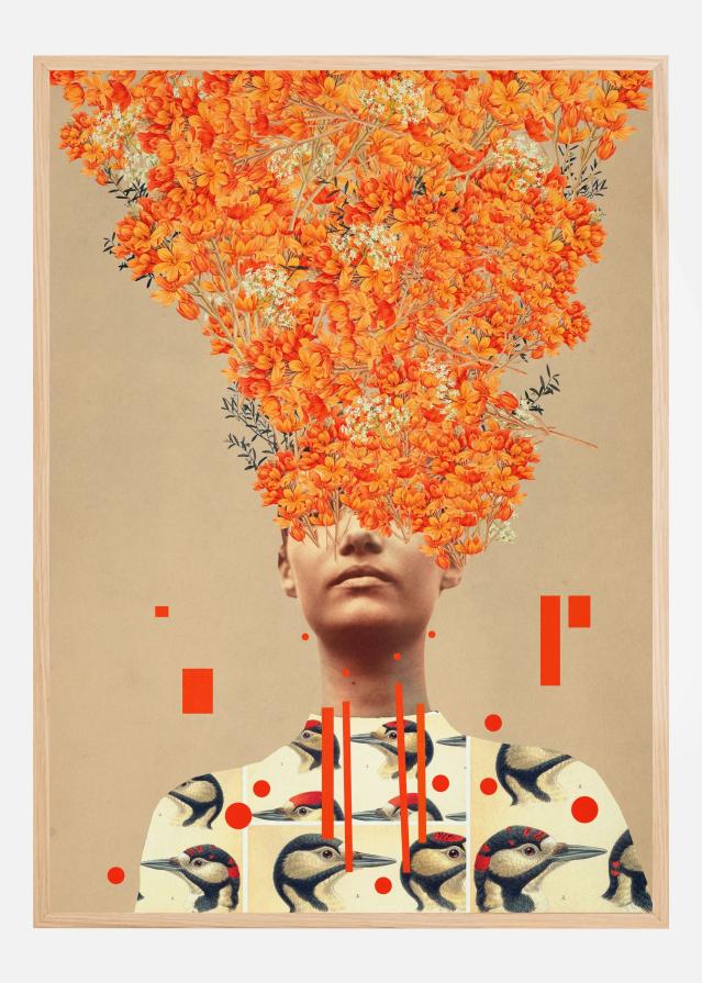 Bildverkstad Bird Flight In Autumn Poster