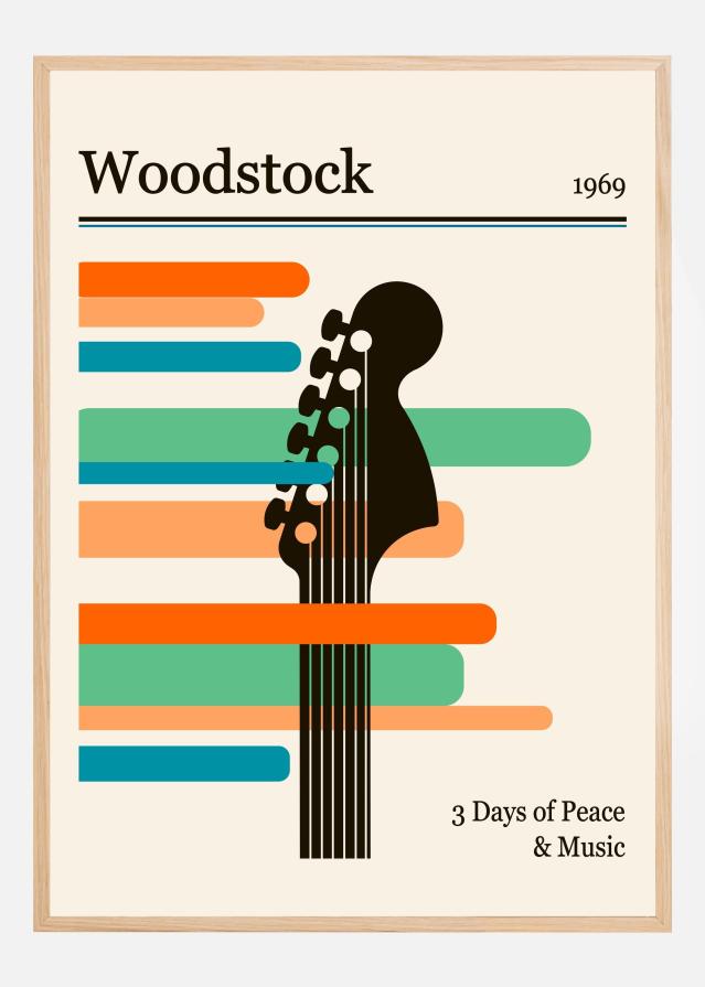 Bildverkstad Woodstock Festival Poster