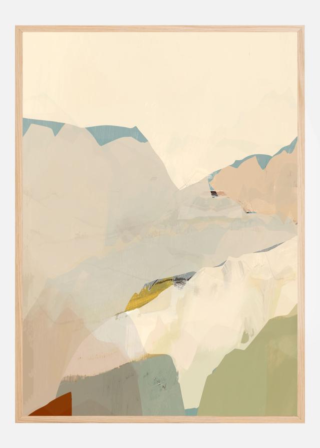 Bildverkstad Peachy Mountain Range II Poster