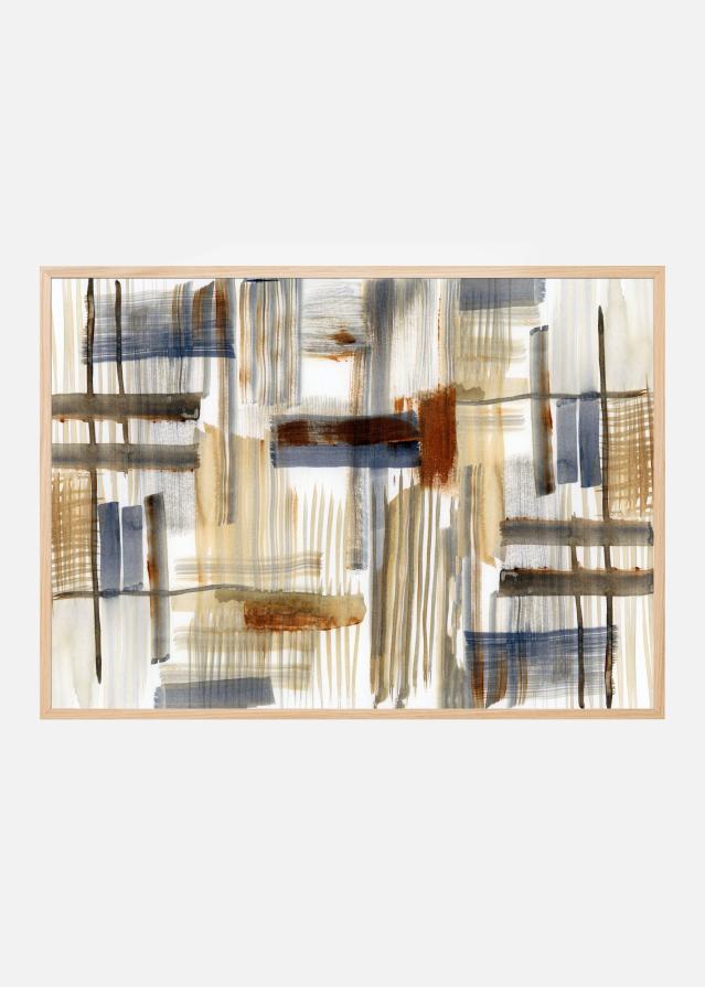 Bildverkstad Earthtone Shapes Poster