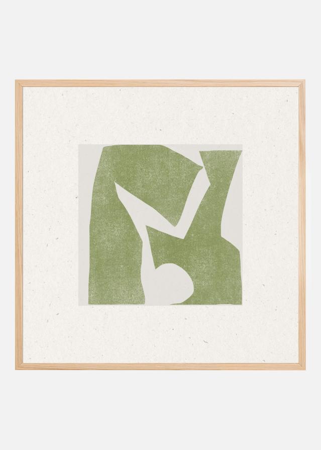 Bildverkstad Green Geometric Harmony Poster