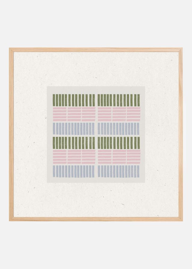 Bildverkstad Pastel Patterns Poster