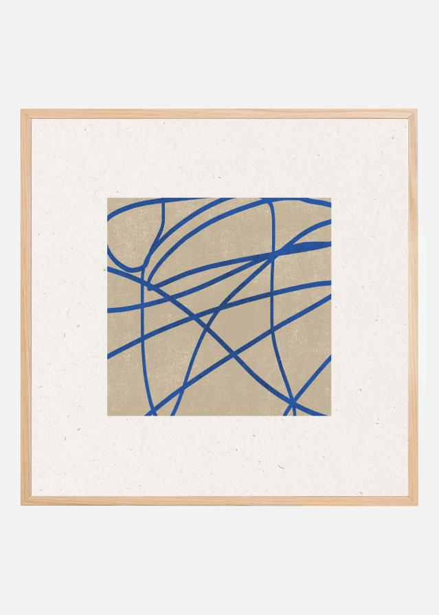 Bildverkstad Blue Web Dance Poster