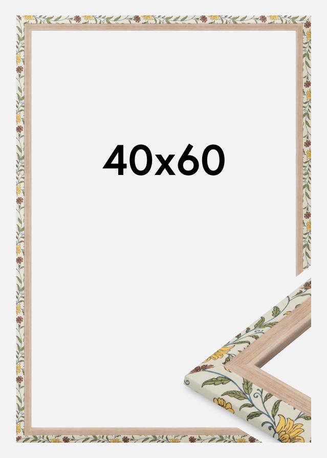 Jämtlands Ramfabrik Fotolijst Arco Acrylglas Floral Oak 40x60 cm