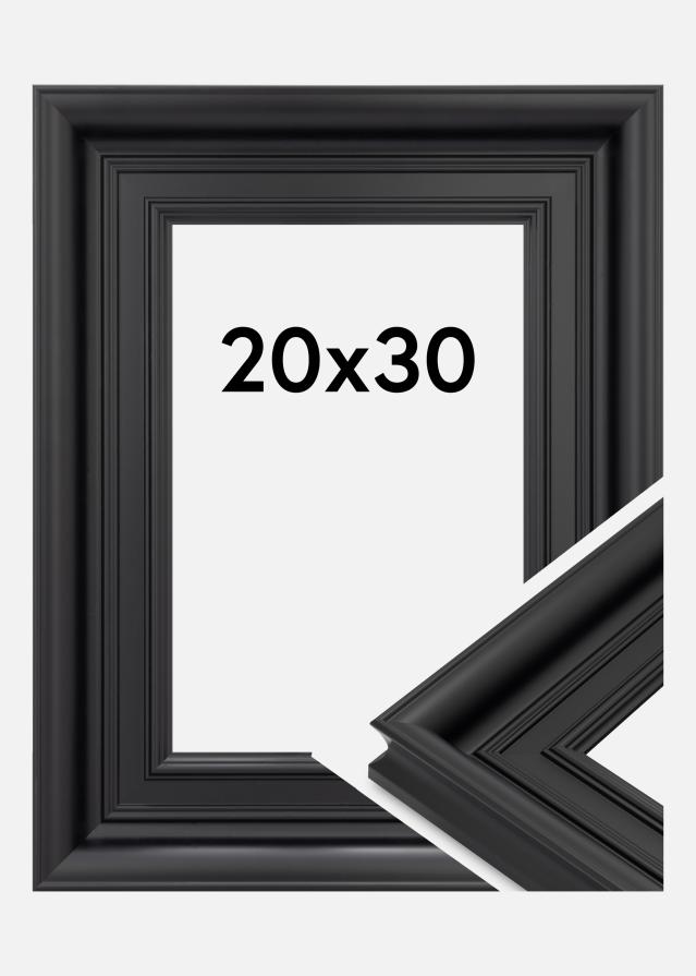 Jämtlands Ramfabrik Fotolijst Scarborough Acrylglas Zwart 20x30 cm