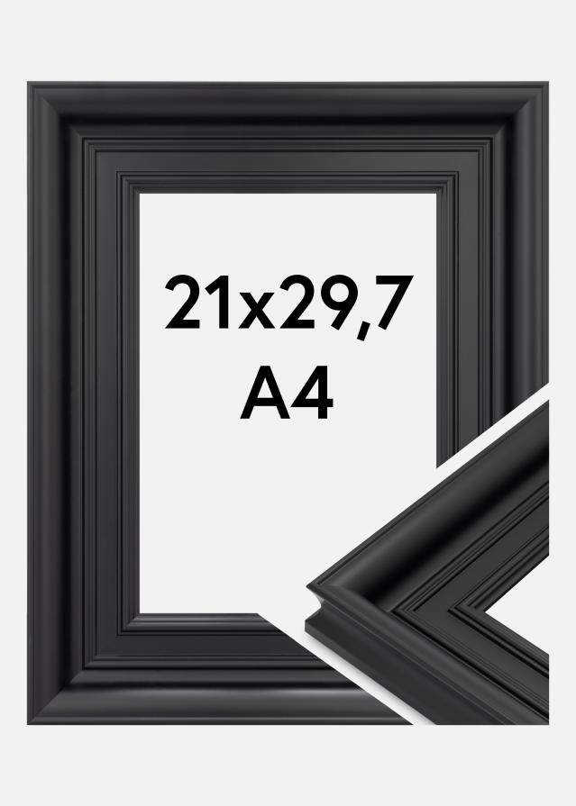 Jämtlands Ramfabrik Fotolijst Scarborough Acrylglas Zwart 21x29,7 cm (A4)