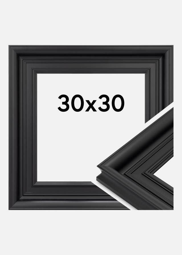 Jämtlands Ramfabrik Fotolijst Scarborough Acrylglas Zwart 30x30 cm