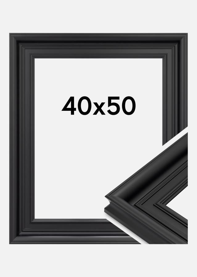 Jämtlands Ramfabrik Fotolijst Scarborough Acrylglas Zwart 40x50 cm