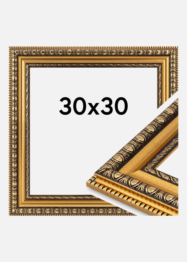 Jämtlands Ramfabrik Fotolijst Ornato Acrylglas Gold 30x30 cm