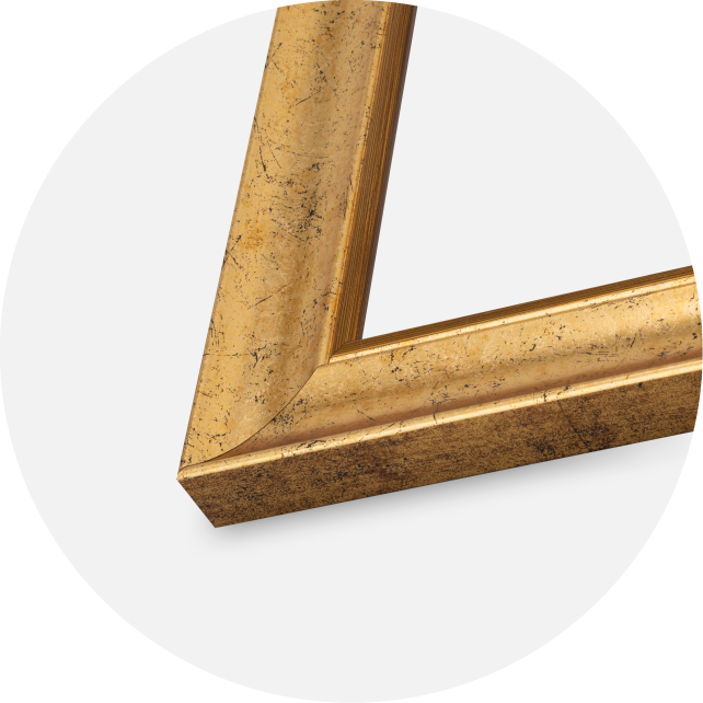 Jämtlands Ramfabrik Fotolijst Conca Acrylglas Gold 59.4x84 cm (A1)