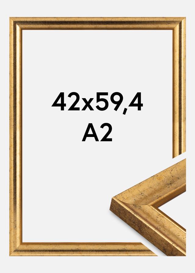 Jämtlands Ramfabrik Fotolijst Conca Acrylglas Gold 42x59.4 cm (A2)