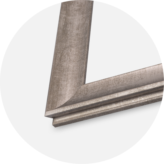 Jämtlands Ramfabrik Fotolijst Conca Acrylglas Silver 59.4x84 cm (A1)