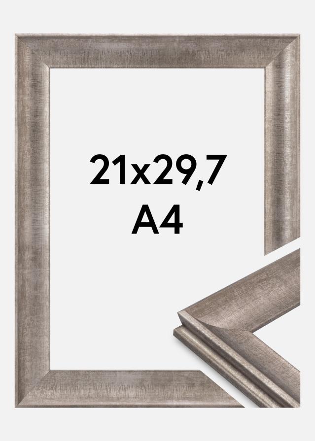 Jämtlands Ramfabrik Fotolijst Conca Acrylglas Silver 21x29.7 cm (A4)