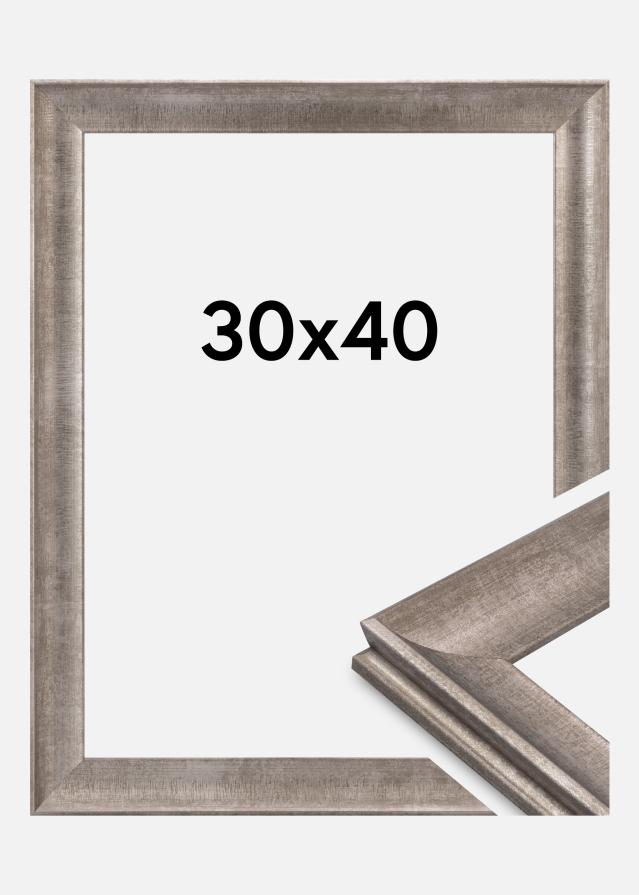 Jämtlands Ramfabrik Fotolijst Conca Acrylglas Silver 30x40 cm