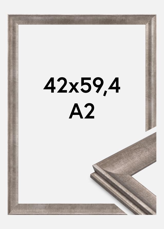 Jämtlands Ramfabrik Fotolijst Conca Acrylglas Silver 42x59.4 cm (A2)