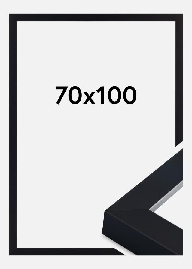 Jämtlands Ramfabrik Fotolijst Sussex Acrylglas Zwart/Zilver 70x100 cm