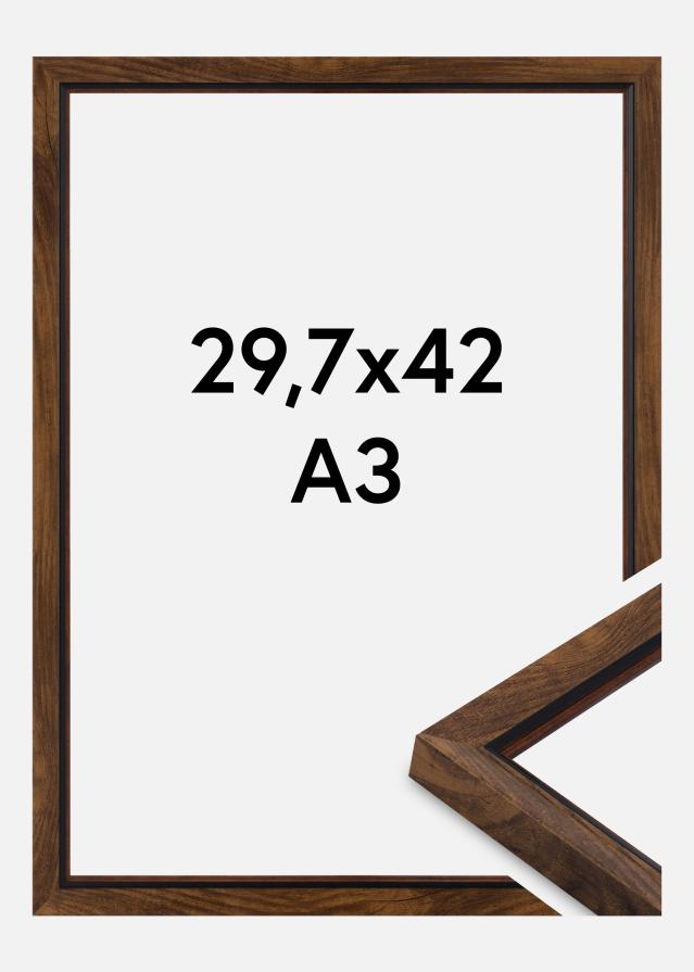 Jämtlands Ramfabrik Fotolijst Apex Acrylglas Walnut 29.7x42 cm (A3)