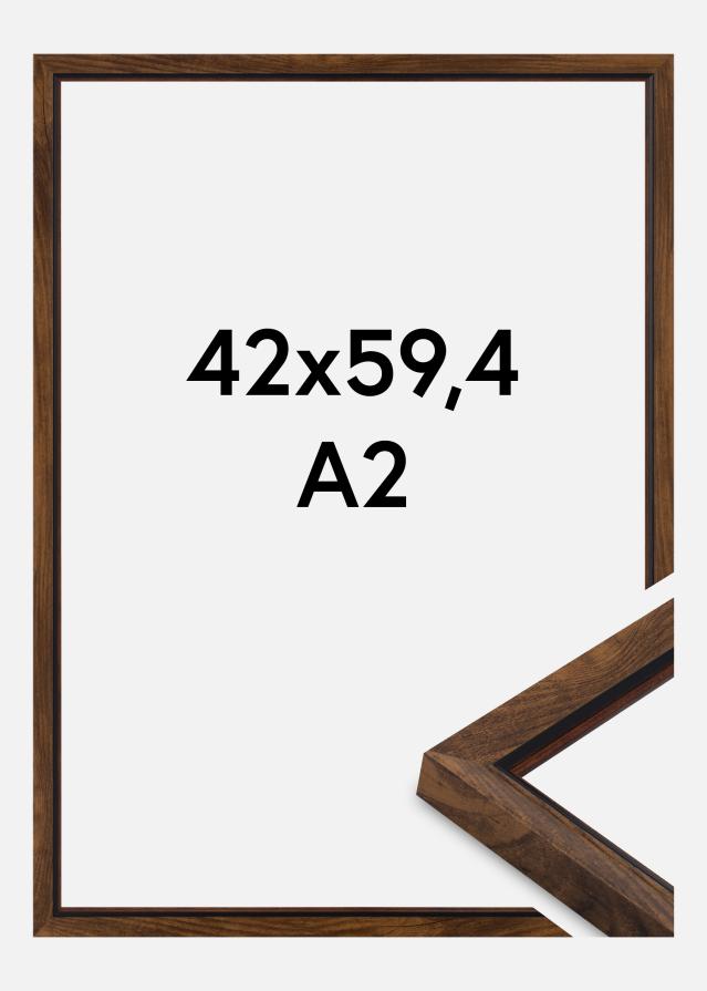 Jämtlands Ramfabrik Fotolijst Apex Acrylglas Walnut 42x59.4 cm (A2)