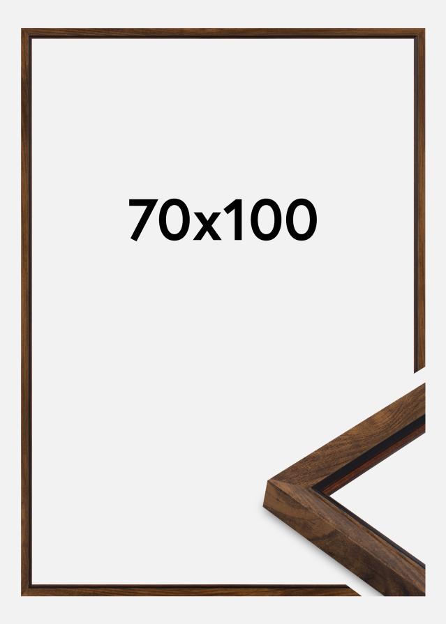 Jämtlands Ramfabrik Fotolijst Apex Acrylglas Walnut 70x100 cm