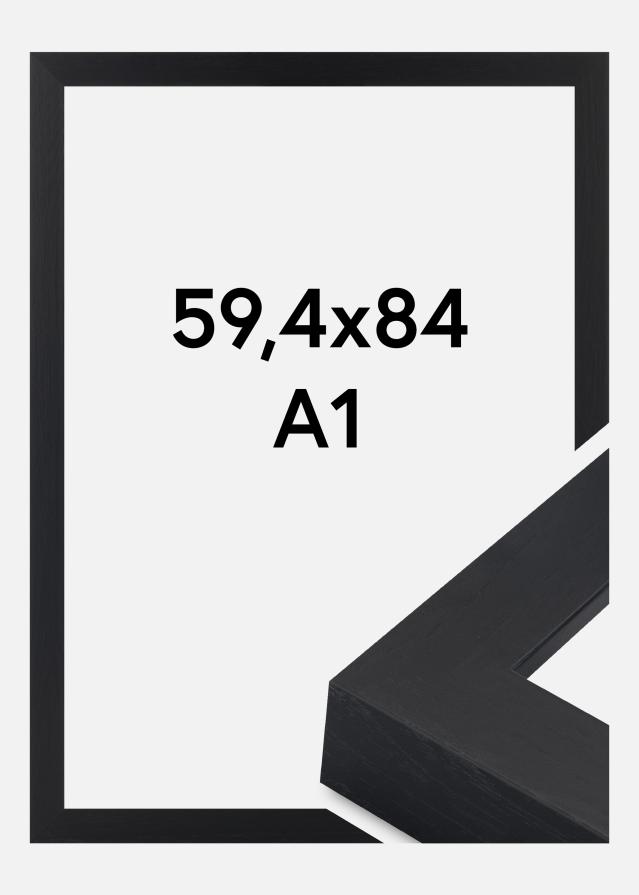 Jämtlands Ramfabrik Fotolijst Wells Acrylglas Zwart 59.4x84 cm (A1)