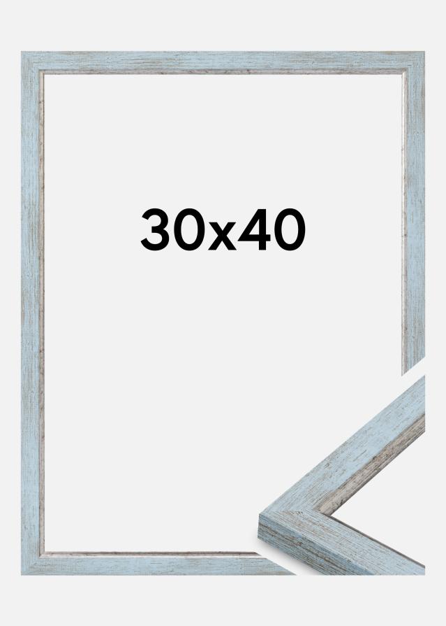 Jämtlands Ramfabrik Fotolijst Whitby Acrylglas Blauw 30x40 cm