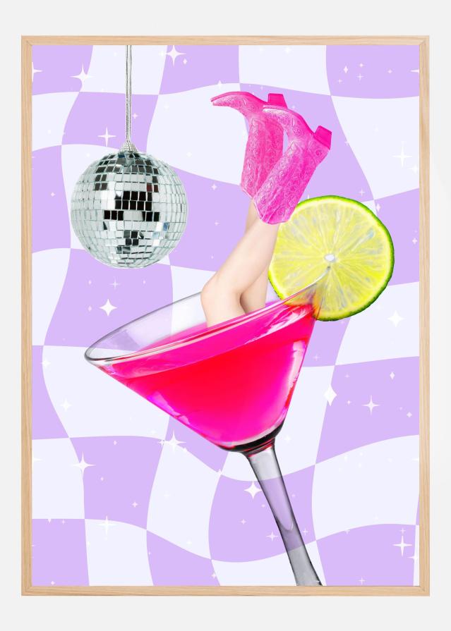 Bildverkstad Disco Drink Delight Poster