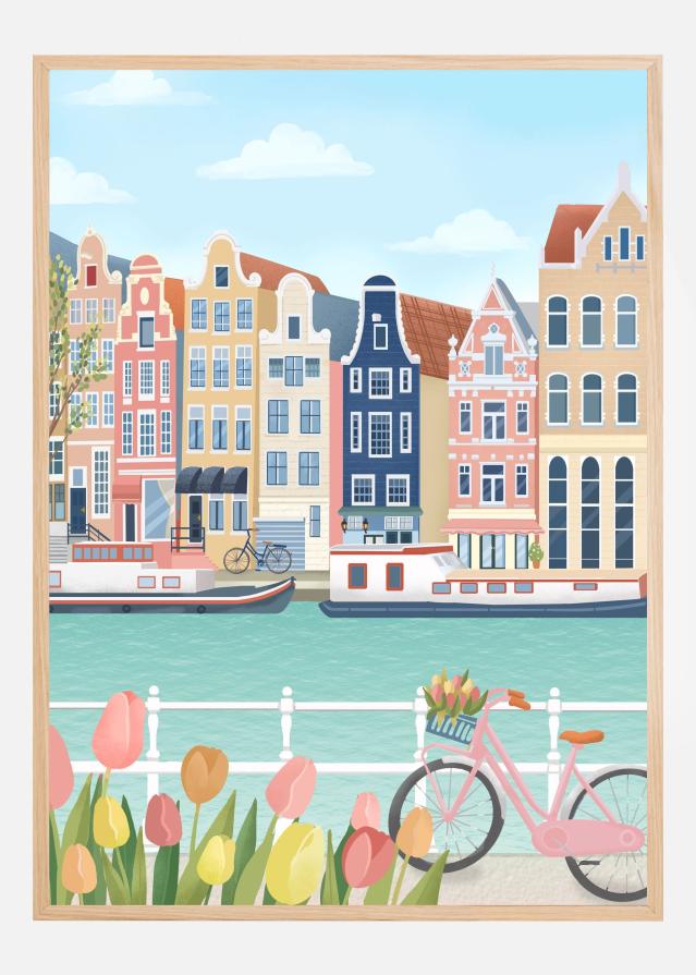 Bildverkstad Amsterdam City Poster
