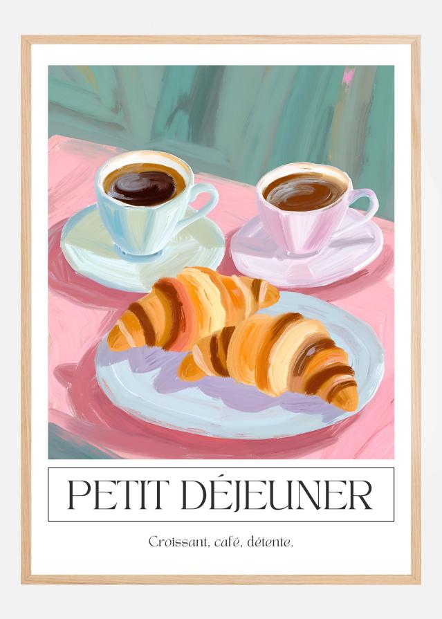 Bildverkstad Petit dejeuner Poster