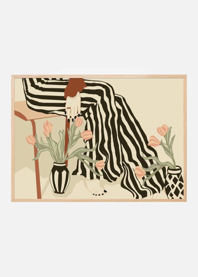 Bildverkstad Tulips By My Feet Poster