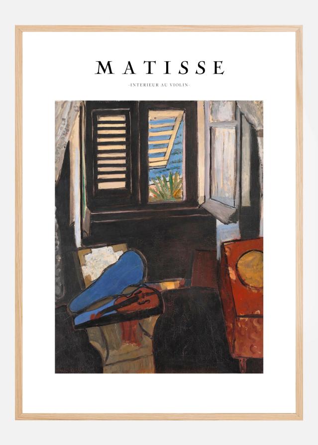 Bildverkstad IntAcrieur Au Violon II - Henri Matisse Poster