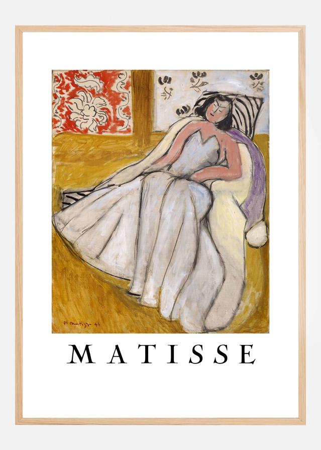 Bildverkstad Jeune Femme An La Pelisse Blanche - Henri Matisse Poster
