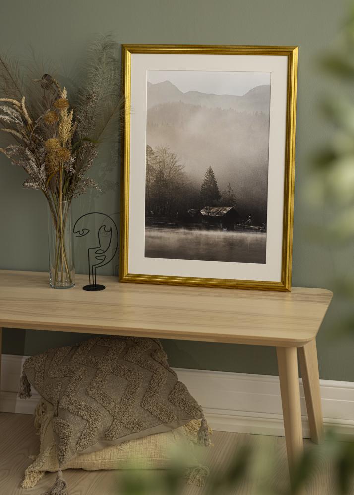 Jämtlands Ramfabrik Fotolijst Västkusten Acrylglas Goud 12x36 inches (30,48x91,44 cm)