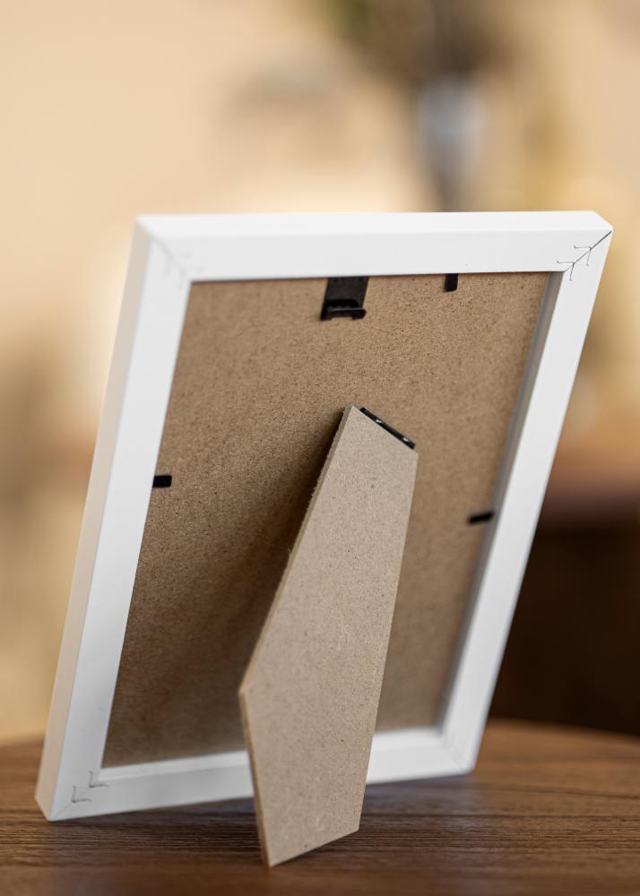 Ram med passepartou Fotolijst BGA Classic Wit 20x30 cm - Passe-partout Wit 10x21 cm