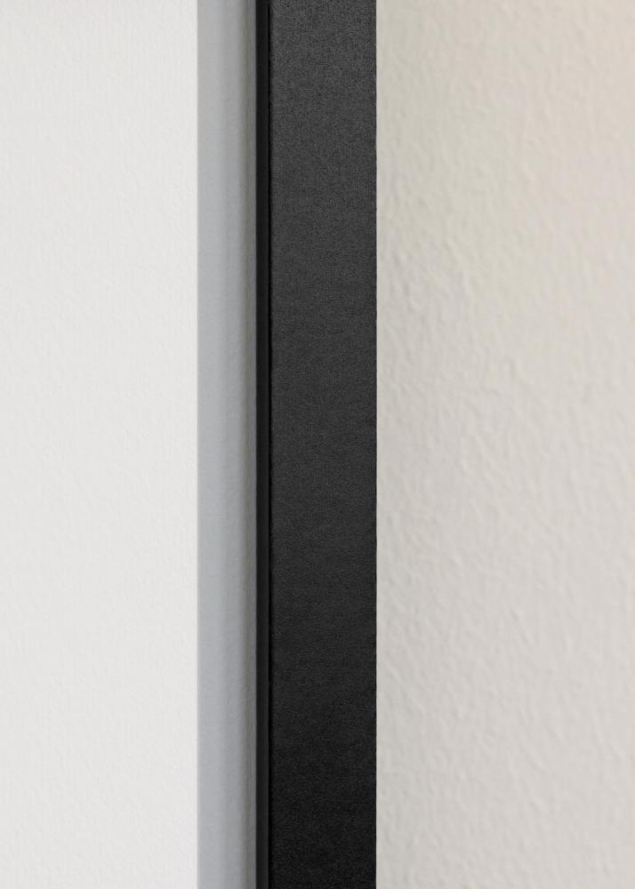 Ram med passepartou Fotolijst Selection Zwart 60x100 cm - Passe-partout Wit 50x90 cm