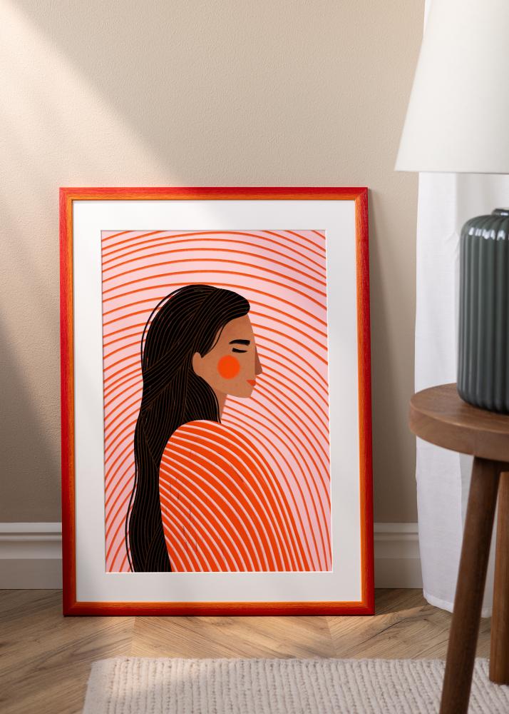 Jämtlands Ramfabrik Fotolijst Cornwall Acrylglas Rood 40x40 cm