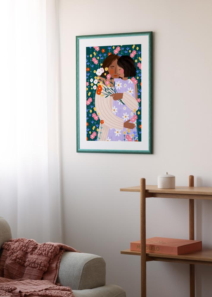 Jämtlands Ramfabrik Fotolijst Cornwall Acrylglas Donkergroen 40x50 cm