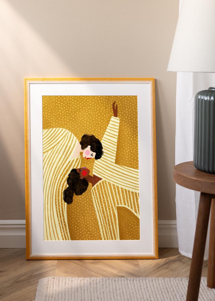 Jämtlands Ramfabrik Fotolijst Cornwall Acrylglas Goud 50x50 cm