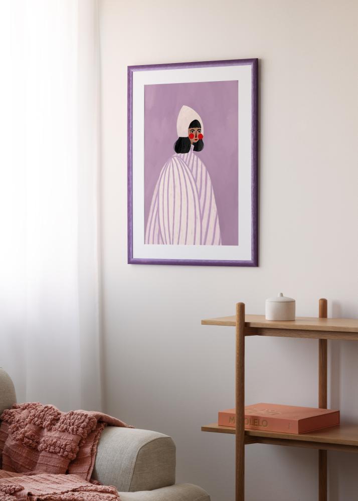 Jämtlands Ramfabrik Fotolijst Cornwall Acrylglas Paars 40x50 cm