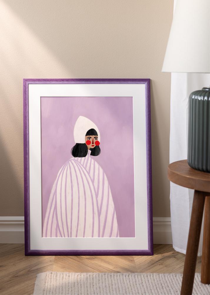 Jämtlands Ramfabrik Fotolijst Cornwall Acrylglas Paars 40x50 cm