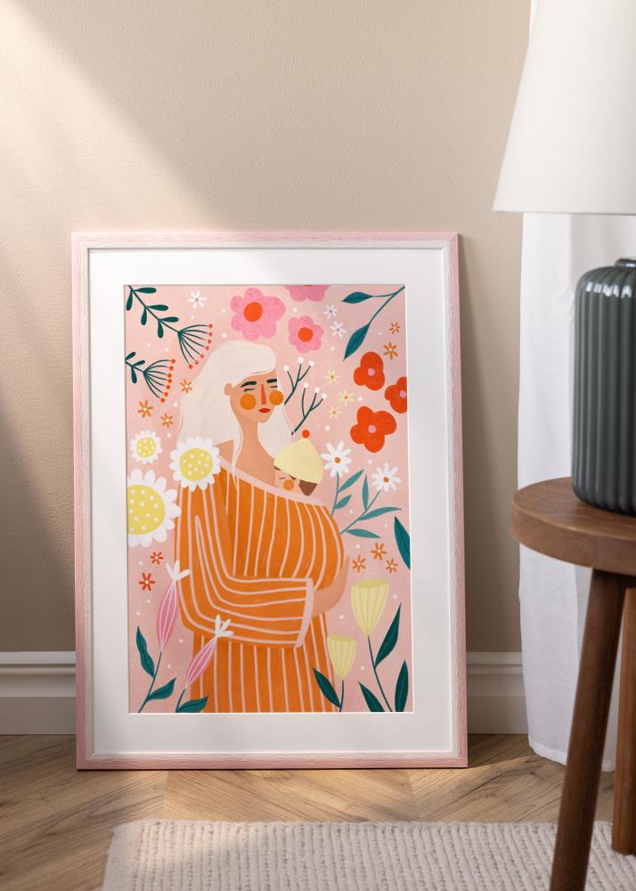 Jämtlands Ramfabrik Fotolijst Cornwall Acrylglas Roze 40x50 cm