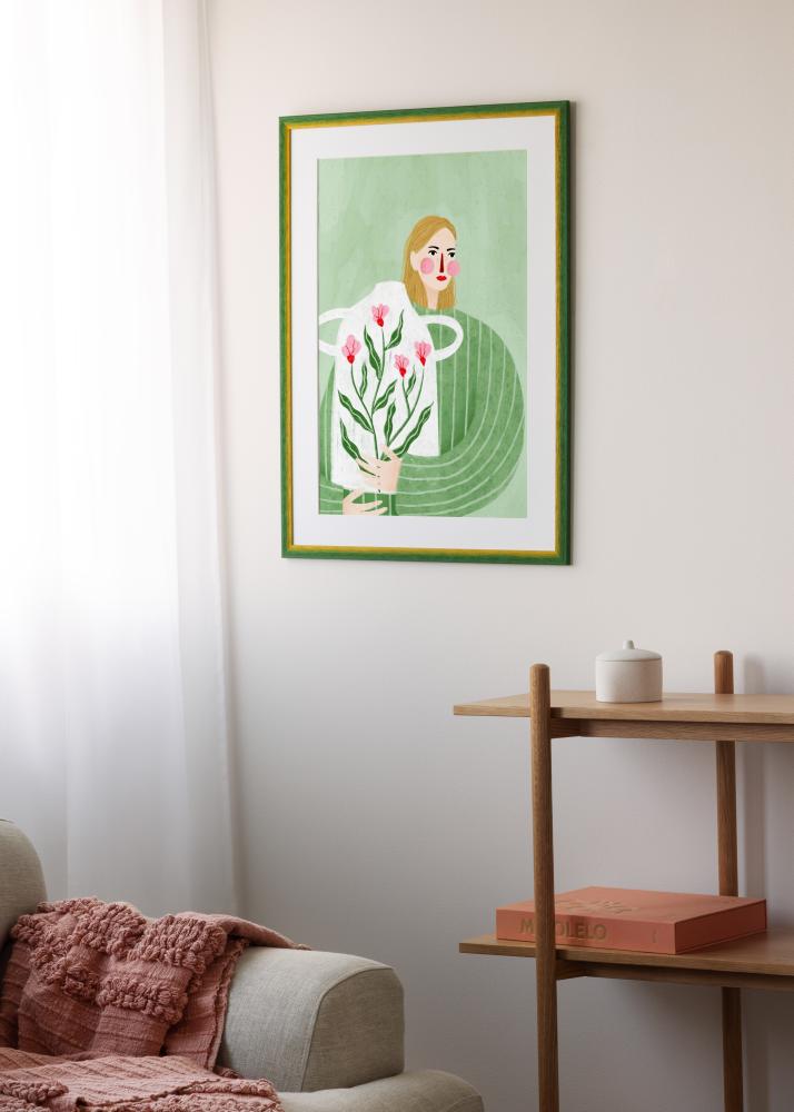 Jämtlands Ramfabrik Fotolijst Cornwall Acrylglas Groen 30x45 cm