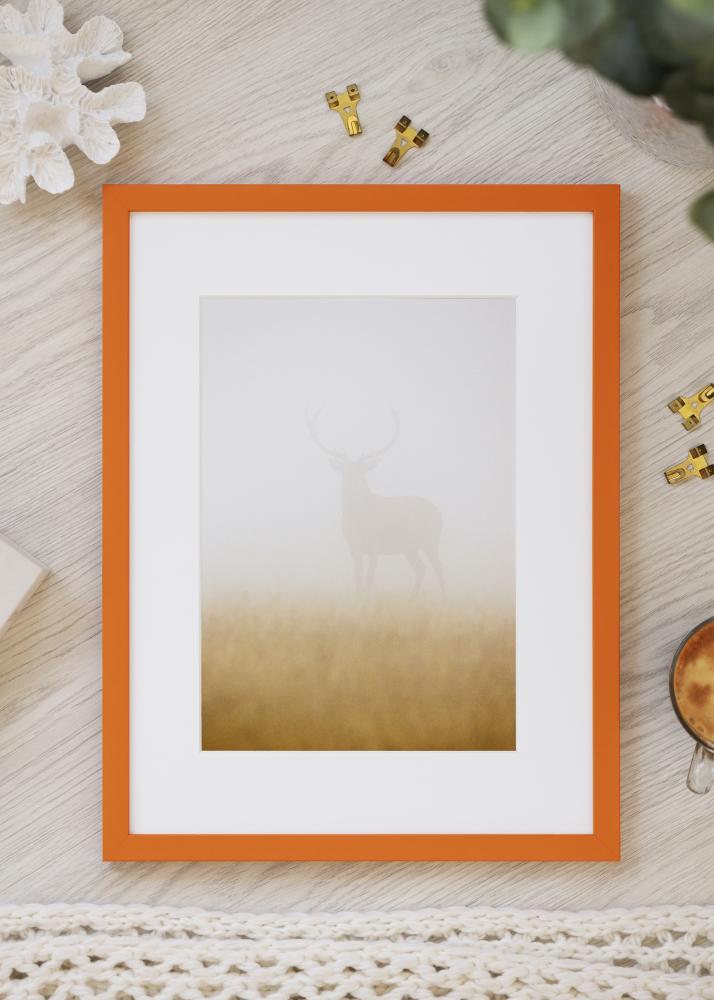 Jämtlands Ramfabrik Fotolijst Kent Acrylglas Oranje 50x50 cm