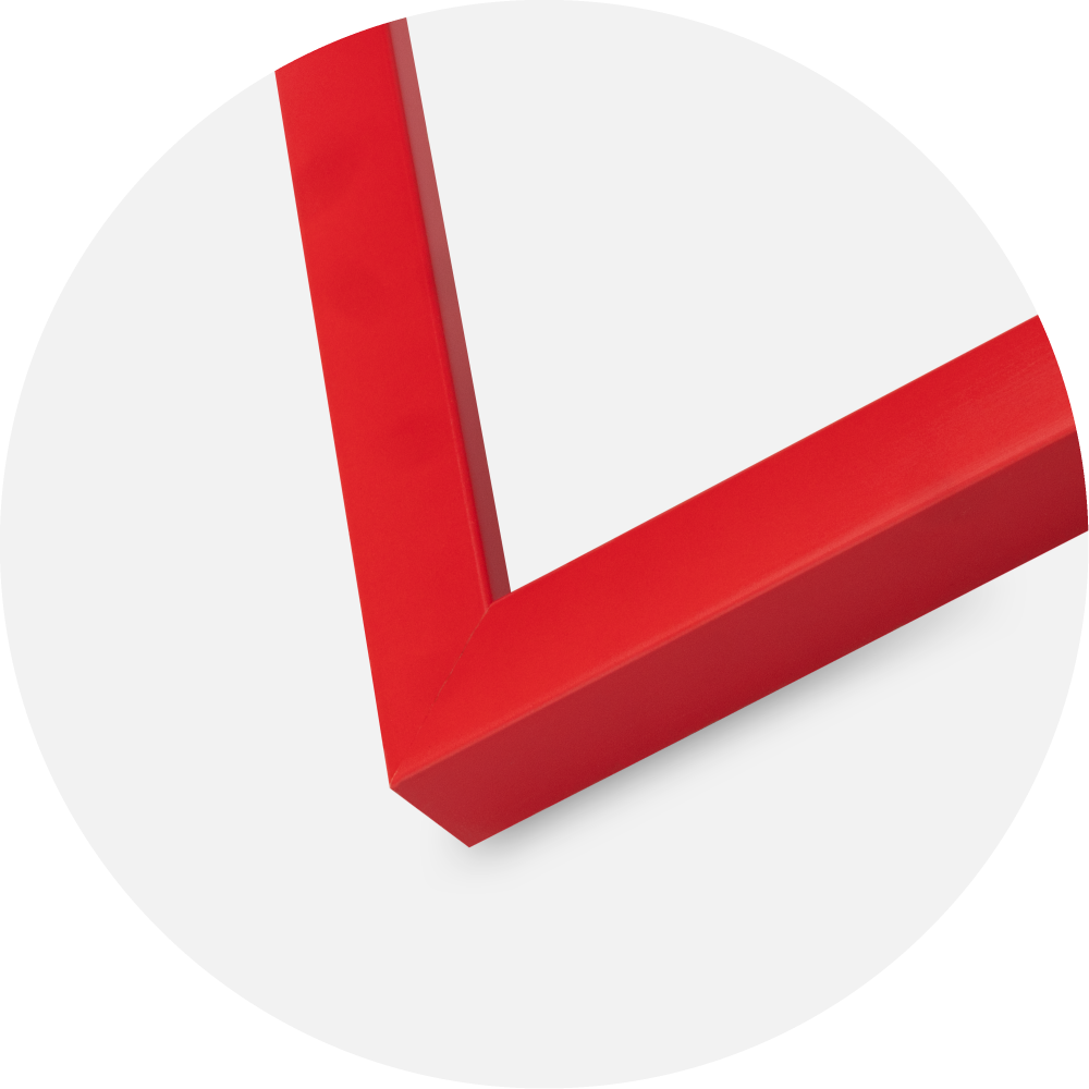 Jämtlands Ramfabrik Fotolijst Kent Acrylglas Rood 40x40 cm