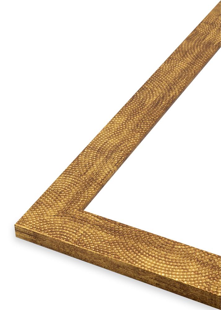 Jämtlands Ramfabrik Fotolijst Linea Acrylglas Gold 40x40 cm