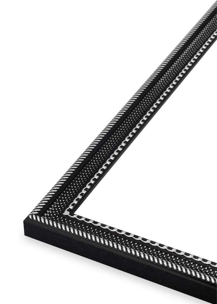 Jämtlands Ramfabrik Fotolijst Trellis Acrylglas Vintage Black 40x40 cm