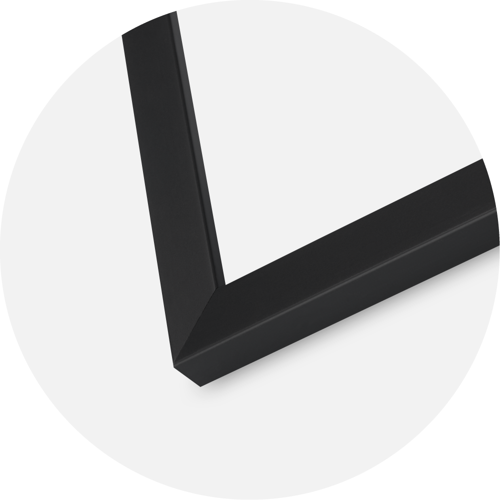 Jämtlands Ramfabrik Fotolijst Oban Acrylglas Zwart 40x40 cm