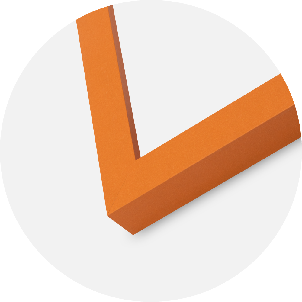 Jämtlands Ramfabrik Fotolijst Selection Acrylglas Orange 40x40 cm