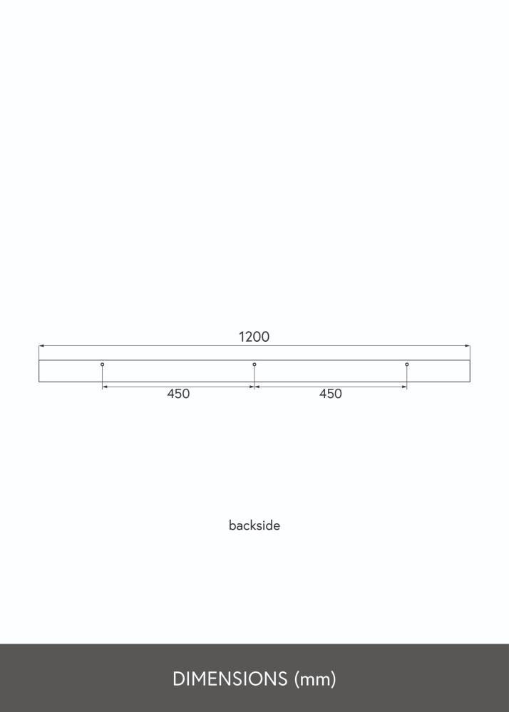 KAILA KAILA Fotoplank Wit 120 cm